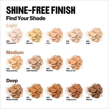 Revlon ColorStay Pressed Powder Face Makeup, Longwearing, Fragrance-Free, Noncomedogenic, 830 Light Medium, 0.3 Oz
