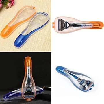 Compact Razor Holder for Travel Convenience