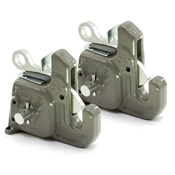 Pat's Easy Change (CAT#1 Gray) w/Stabilizer Bar - Best Quick Hitch System On The Market – Flexible, Durable, and Affordable - Comes w/ 4 Pair of Lynch Pin Washers