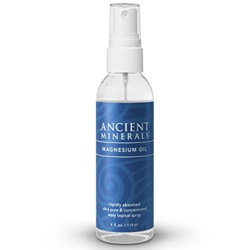 Ancient Minerals Magnesium Oil Spray - Pure Zechstein Magnesium Chloride for Topical Use