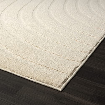 Shop LUXE WEAVERS 8x10 Modern Cream Area Rug