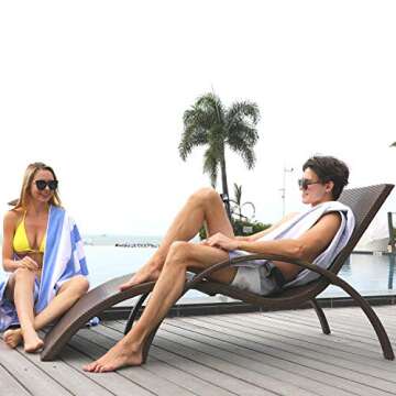 HENBAY Oversized Beach Towel - Cotton Quick Dry Towel