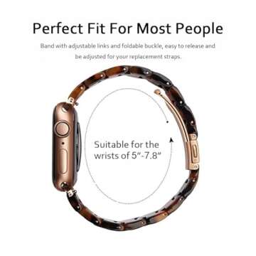 MAIRUI Resin Watch Band for Apple Watch - Stylish & Adjustable
