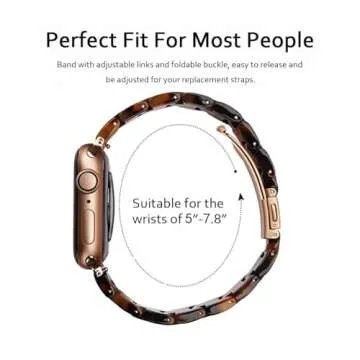 MAIRUI Resin Watch Band for Apple Watch - Stylish & Adjustable