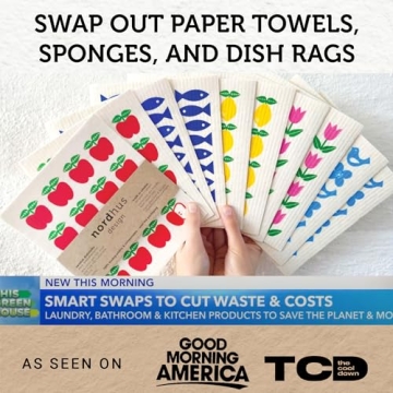 Nordhus Swedish Dishcloths - Eco-Friendly Kitchen Cleaners