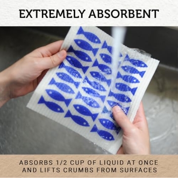 Nordhus Swedish Dishcloths - Eco-Friendly Kitchen Cleaners