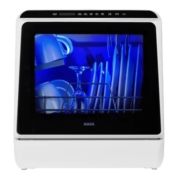 HAVA Portable Countertop Dishwasher - 6 Programs, 5L Tank