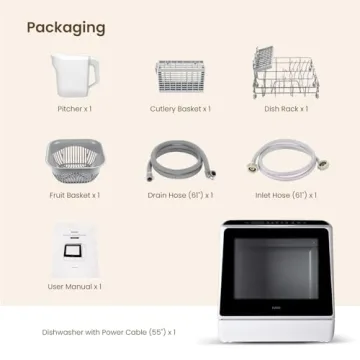 HAVA Portable Countertop Dishwasher for Apartments