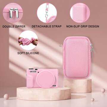 Canboc Case for Canon PowerShot G7X Mark III - Stylish Protection