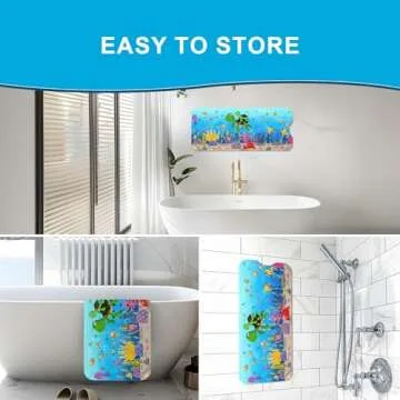 XIYUNTE Kids Non-Slip Bath Mat - Safe Bathtub Fun