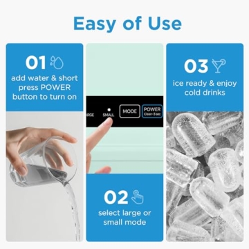 Midea MERI26B1AGN Ice Maker 26lbs Portable Countertop