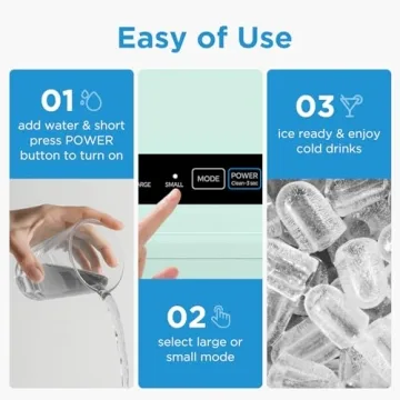 Midea MERI26B1AGN Ice Maker 26lbs Portable Countertop