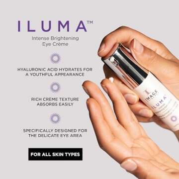 IMAGE Skincare, ILUMA Intense Brightening Eye Crème, Helps Reduce Signs of Visible Skin Aging, Dark...