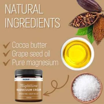 Magnesium Cream – Nighttime Relief Lotion Made in USA