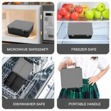 Bento Lunch Box with 8oz Soup Thermo for Kids