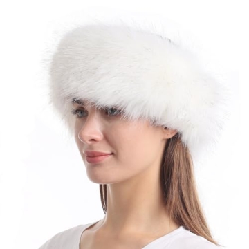 Stylish LA CARRIE Faux Fur Headband for Winter Warmth