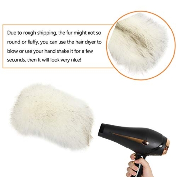 Stylish LA CARRIE Faux Fur Headband for Winter Warmth