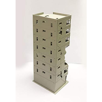 Outland Models Destroyed Cityscape Model Kit for Dioramas
