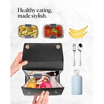 Large Cute Insulated Lunch Bag for Women at Work