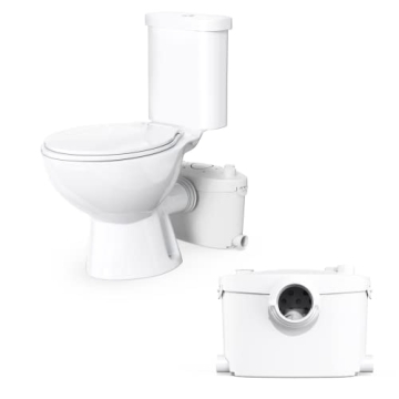 Experience the Future of Bathroom Installations with the 600W Macerating Toilet System