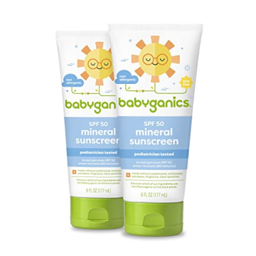 Babyganics 6 Fl Oz SPF 50 Sunscreen Lotion for Families