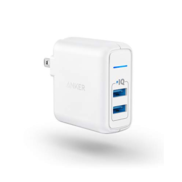 Anker PowerPort 2 Elite USB Dual Port Charger for Quick Charging
