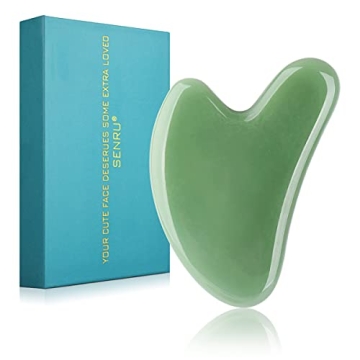 QAZW Natural Jade Gua Sha Facial & Body Massage Tool