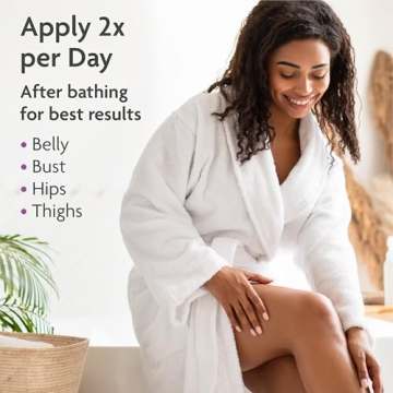 TriLASTIN Maternity Stretch Mark Prevention Cream - Paraben-Free, Hypoallergic, and Safe for Pregnancy - Stretch Mark Cream for Pregnant Women - 4 Oz - Belly Cream for Pregnant Women