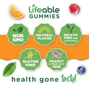 Lifeable Probiotics Gummies | 2 Billion CFU | Great Tasting Probiotic Gummies for Women | Probiotic Gummy for Gut Health and Immune Support | Probiotics for Women and Men | 90 Gummies