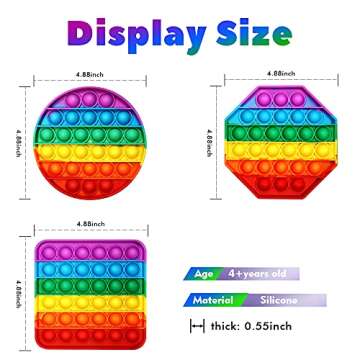 Push Pop Bubble Sensory Fidget Toys for Stress Relief