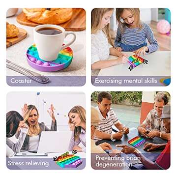 Push Pop Bubble Sensory Fidget Toys for Stress Relief