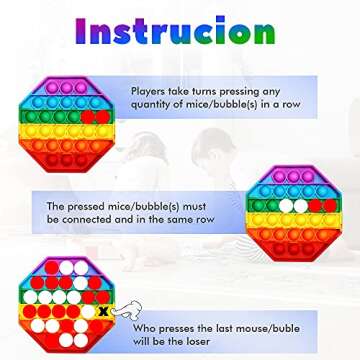 Push Pop Bubble Sensory Fidget Toys for Stress Relief