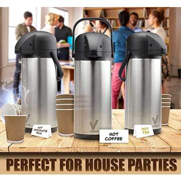 Insulated Coffee Carafe - Keeps Drinks Hot or Cold 20 Hours