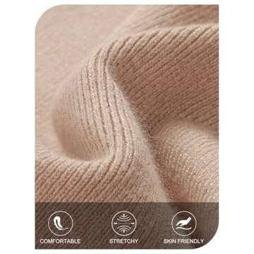 MEROKEETY Women's Winter Off Shoulder Bodycon Sweater Dress Formal Long Sleeve Elegant Cocktail Party Midi Maxi Dresses, Khaki, X-Large