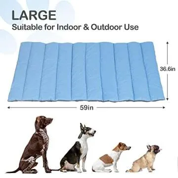 Heeyoo Outdoor Dog Bed, Water Proof Camping Dog Bed, Machine Washable and Easy Clean Travel Dog Bed,...