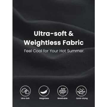 CRZ YOGA Lightweight Wide Leg Pants for Women 30" High Waisted Casual Lounge Travel Work Sweatpants Loose Fit Summer Black Large