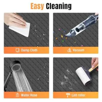 Lekespring Dog Car Seat Cover for Back Seat, Backseat Extender for Dogs Hard Bottom, Car Back Seat Extender for Dogs, Dog Hammock for Cars, Black