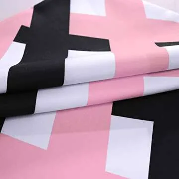 Set of 9 Decorative Throw Pillow Covers 18x18 Two Side Print Geometric Boho Couch Pillows Case for Living Room Bed Car (Pink)