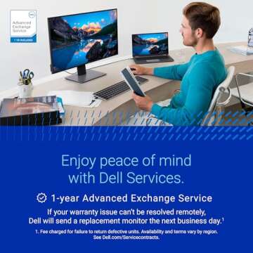 Dell 34-Inch Curved USB-C Monitor with WQHD Display