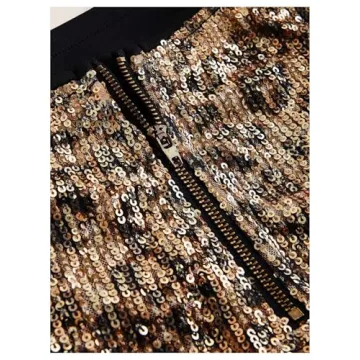 BEAUDRM Leopard Print Party Shorts for Women