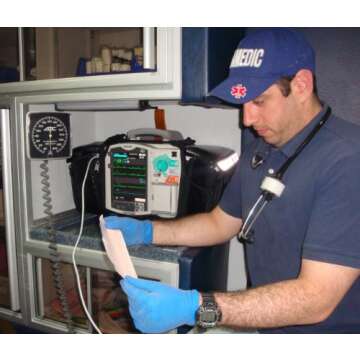 StatGear Stethoscope Tape Holder - Medical Items for Nurses, Paramedics, EMT, EMS - Purple