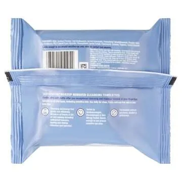 Neutrogena Makeup Remover Wipes, Daily Facial Cleanser Towelettes, Gently Removes Oil & Makeup, Alcohol-Free Makeup Wipes, 25 ct