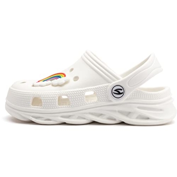 HOBIBEAR Classic Graphic Toddler Water Clogs for Kids