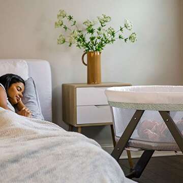 Spacious Rocking Bassinet for Newborns - Ingenuity