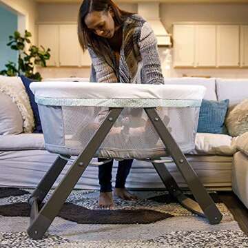 Spacious Rocking Bassinet for Newborns - Ingenuity