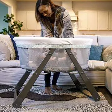Spacious Rocking Bassinet for Newborns - Ingenuity
