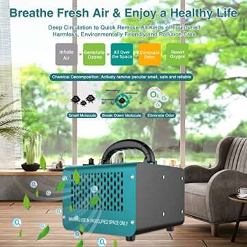 ALDIOUS Ozone Generator for Air & Water Purification