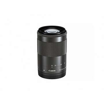 Canon 55-200mm EFM f4.5-6.3 is STM Lens - Black