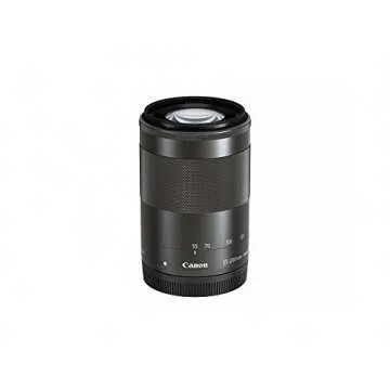 Canon 55-200mm EFM f4.5-6.3 is STM Lens - Black