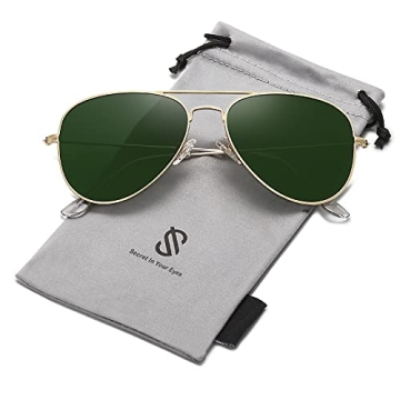 SOJOS Polarized Aviator Sunglasses for Men Women Vintage Style